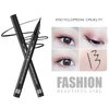 JewelryWe 2PCS Black Brown Waterproof Liquid Eyeliner