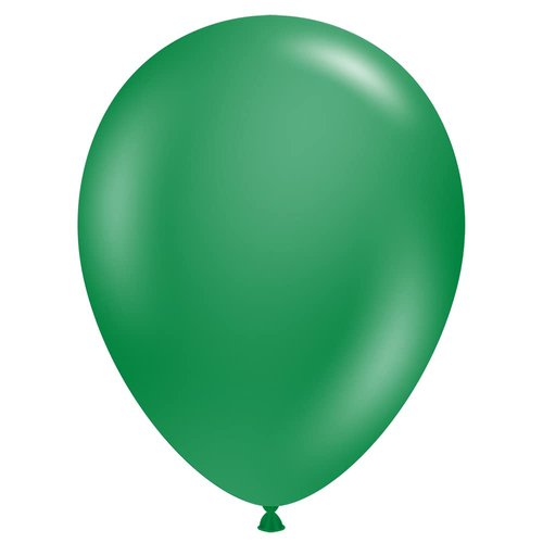 MAPLE CITY RUBBER Tuftex Latex Balloons, 11", Emerald Green