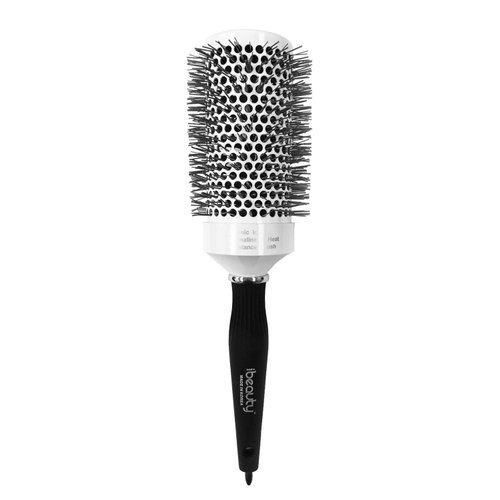 iBeauty 53mm Ceramic Ionic Tourmaline Styling Curling Hair Brush for Women Blow Drying #1902 Asse...