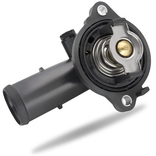 5184651AH Thermostat Housing for 2011-2015 Dodge Durango 2011-2020 Jeep Grand Cherokee 2012-2018 Jeep Wrangler, Engine Coolant Thermostat Replaces# 05184651AF,902-852,5184651AG,5184651AF,5184655AD