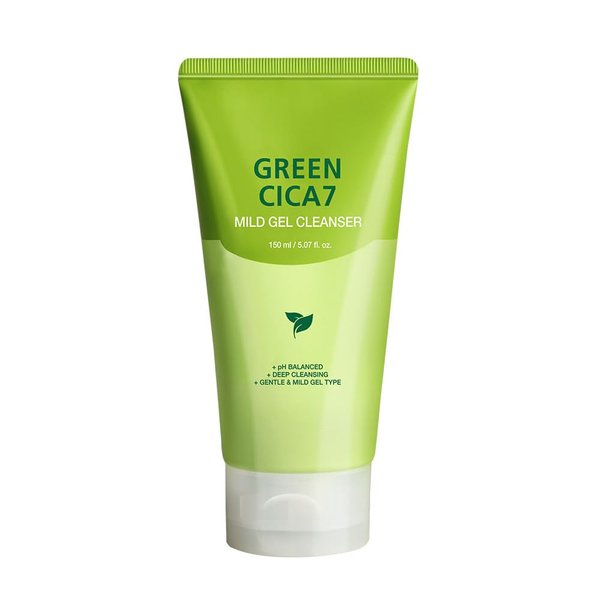 Green 7 Mild Gel Cleanser 150ml(5.07 oz), pH Balanced, Deep Cleansing Moisturizing Facial Foam Cleanser For The YEON