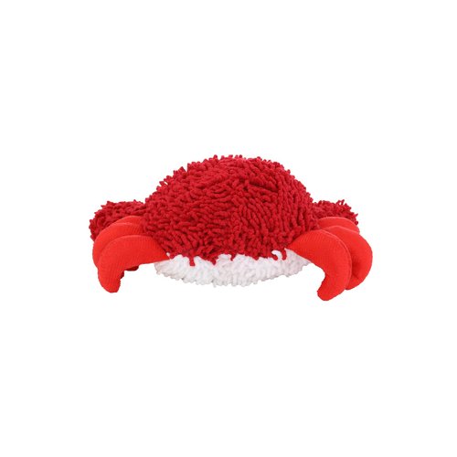 MIGHTY- Microfiber Ball- Medium- Crab – Made with Squeaker Balls and Minimal Stuffing. Strong & Tough. Interactive Play. Dog Toy Machine Washable & It Floats