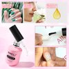 AIMEILI 2 in 1 Nail Glue and Base Gel 15ML for Acrylic Nails, Soak Off U V LED Strong Nail Glue Gel for False Nails and Press on Nails