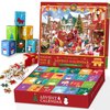 Puzzle Advent Calendar 2024 for Kids and Adults, 24 Days Christmas Countdown Calendars for Boys Girls, 1008 Pieces Christmas Puzzle in 24 Boxes, Lively Christmas(27.56 x 19.68 Inch)