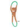ZippyPaws Ropetugz Bear Game Dog Toy – Interactive Rope Toy with Squeaky Bear – Fun Tug-of-War and Chew Toy for Dogs