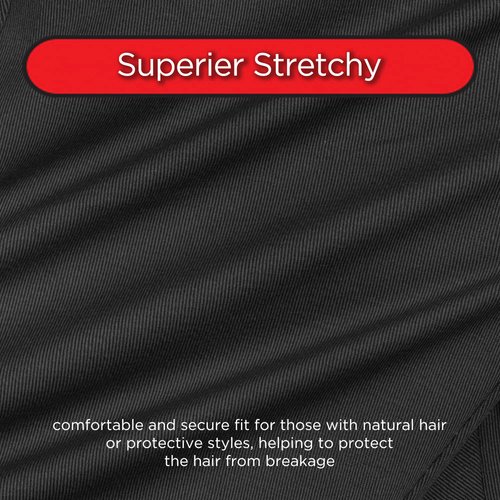 DONNA Argan and Black Castor Spandex Wrap, Headband for Women, Spandex Wrap for Women’s Hair for Face Wash for Makeup Hair Accessories Headbands, 1pc Black Color