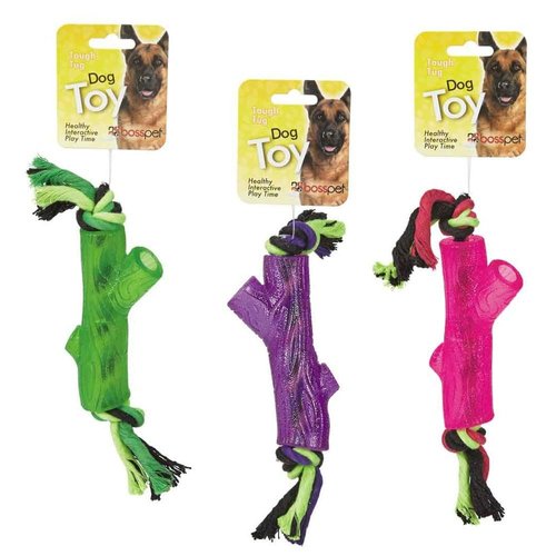 PetEdge TPR Branch and Rope Dog Toy