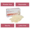 McKesson Stretch Vinyl Exam Gloves, Non-Sterile, Powder-Free, XL, 100 Count, 1 Box