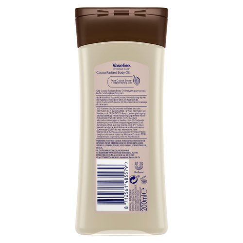 Vaseline Intensive Care Vitalizing Gel Body Oil with Brazillian Nut and Almond Oils 6.8 fl oz - Rich (200 mL)