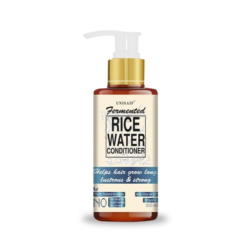 Unisaif Rice Water Hair Conditioner - Rice Water for Hair Growth Deep Conditioner for Dry Damaged Hair | Conditioner for Dry Hair | Paraben & Sulphate Free | Silicon Free (100 ml)