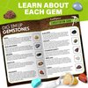 LotFancy Gemstone Dig Kit, Excavate 20 Real Gems, Science Kit for Kids Age 8-12, Educational Toy, Birthday Gift for Boys Girls with Mining Tools