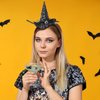 Gaduupa Halloween Headband Witch Hat Headband Mini Witch Hat Spider Web Hair Hoop Halloween Hair Accessory for Women (Style C)