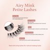 VLuxe Airy Mink False Eyelashes, 100% Real Mink Fake Eye Lash, Lightweight Superfine Clear Band for Natural Look, Classic Styles, Easy Apply & Comfort (Lucid Dream)