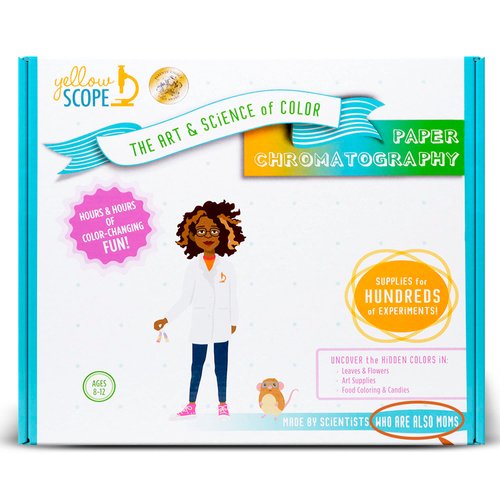 Yellow Scope Science Kit for Kids, Art & Science of Color, Chromatography STEM Kit for Girls and Boys, Educational & Fun for Ages 8-12