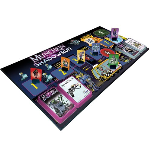 Steve Jackson Games Munchkin Shadowrun – Cyberpunk Fantasy Card Board Game Humorous and Strategic for 3 to 6 Players Ages 14+