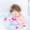 Dinosaur Bath Toys Light-Up Cibolar 6 Packs Floating Bath Toys Set for Baby Toddlers Kids in Birthday Easter Christmas Shower Pool Bath Toys Boys Girls Children Preschool Bathtub Bathroom