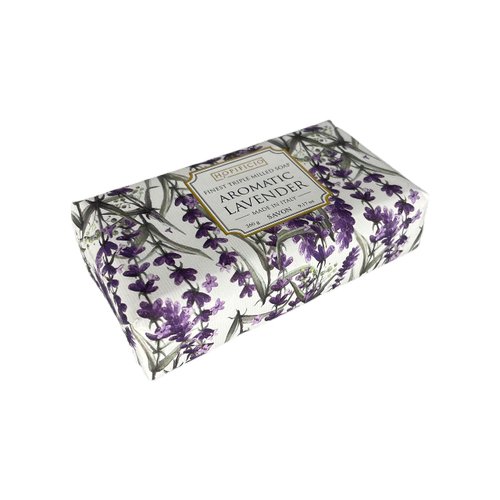 HOPIFICIO Aromatic Lavender Handmade Soap. Finest Milled All-Natural Bar Soap, Moisturizing & Brightening. Suitable for Hand, Face & Body 9.17 Oz