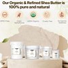 uh*Roh*Muh USDA Certified 32 fl oz Organic Shea Butter from the Netherlands | Refined, Nourishing Body Butter for Smooth and Healthy Skin (Net Wt: 0.8 kg / 1.7 lb)