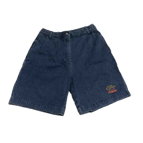 Florida Gators Ladies Pleated Denim Shorts (12)