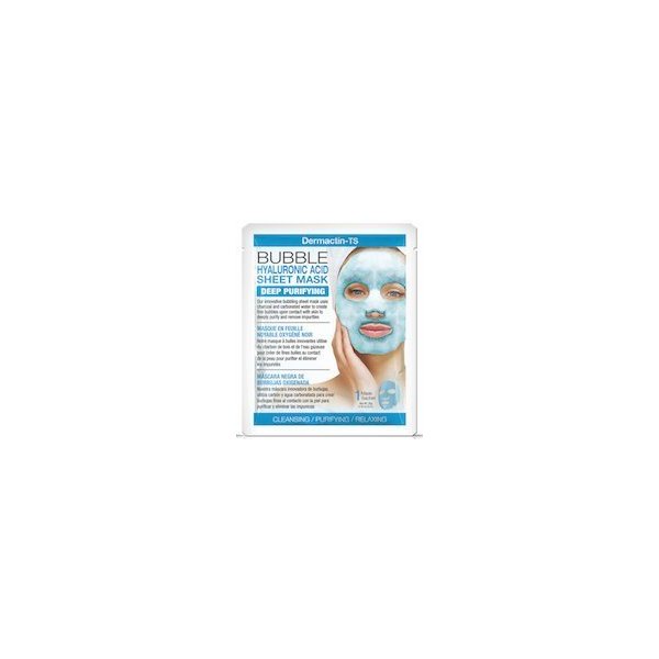 Dermactin-TS Rejuvenating Bubble Hyaluronic Acid Sheet Mask with Essential Vitamins & Nutrients (4-PACK)