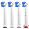 Replacement Brush Heads Compatible with Oral b Braun- 12 Electric Toothbrush Heads for Oralb- Double Clean, Floss & 3D PRO White Brushes- Fits The Kids Pro 1000 Sonic Floss, Dual, Cross, & More
