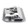 JRSHOME Upgraded Dog Grooming Clipper Replacement Blades for Andis Pet Clipper/Oster A5/Wahl KM Series Dog Clipper with Ceramic Blade & Stainless Steel Blade-1.6mm Cut Length