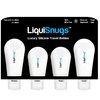 LiquiSnugs Premium - 100% Guaranteed Leak Proof Silicone Travel Bottles For Toiletries - TSA Approved Container. Premium Range Travel Shampoo Bottles with Suction Cups and Adjustable Labels