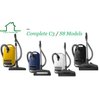 10 GN Bags Compatible with Miele Classic C1 - Complete C2 - Complete C3 - S2 - S5 - S8 - [S800 - S858] - [S600-S658] - [S400i - S456i] Canister Vacuum Cleaners. Includes 4 Filters 3D Technology.