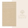 American Soft Linen Luxury Hand Towels for Bathroom, 100% Cotton Turkish 4 Piece Hand Towel Set, 600 GSM Hand Face Towels for Kitchen, Beige Hand Towels
