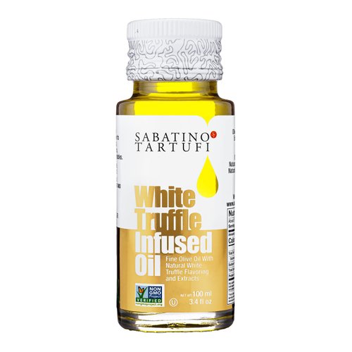 Sabatino Tartufi White Truffle Infused Olive Oil - All Natural, Made From White Truffles, Vegan, ...
