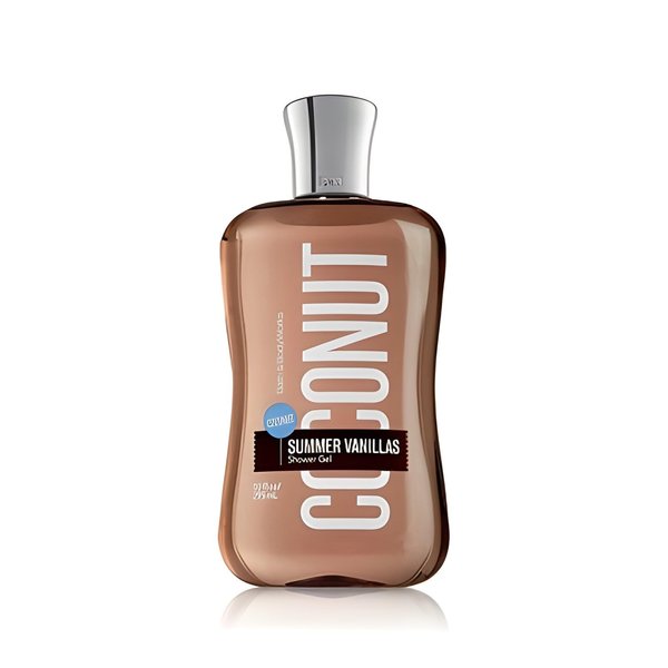Bath & Body Works Signature Vanillas Coconut Shower Gel 10 Fl Oz