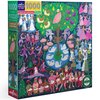 eeBoo Piece & Love: 12 Days of Christmas - 1000 Piece Puzzle - Square Adult Holiday Jigsaw, 23x23, Includes Image Insert, Pieces