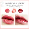 Loobexery 3 Color Plumping Lip Oil, 3-IN-1 Hydrating Lip Gloss Tinted Lip Balm Transparent Toot Lip Oil, Big Brush Head Glitter Shine Long Lasting Moisturizing Lip Glow Oil Nourishing Non-sticky (B#)