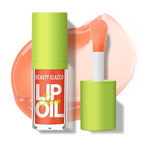 MYUANGO Lip Oil Moisturizing, Hydrating Lip Care Lip Tint, Shiny Lip Glow Vegan Plumping Lip Gloss for Dry Lips (103, STANDARD SIZE)