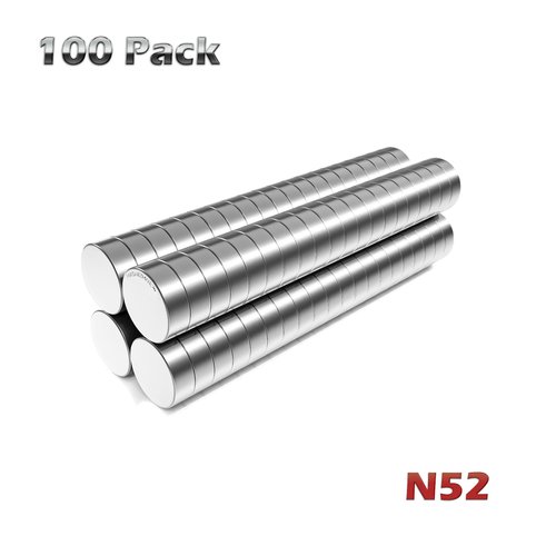 Tiny Round Disc Magnets 3x1mm - Magnetic Fasteners Action Figures Wargaming Modeling Holder Craft Tool Miniatures Very Small Circular Magnet Disk (100 Pack)