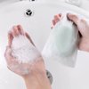 Mozeat Lens 20 PCS Exfoliating Mesh Soap Saver Pouch Bag Mesh Soap Bag Soap Handmade Soap Bubble Mesh Net Bags with Drawstring Mesh Foaming Net Soap Sack Bags for Bath & Shower