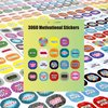 Youngever 3060 Motivational Stickers, Inspiring Planner Stickers, Motivational Encouragement Stickers for Teacher, School, Book, Notebook, Planner, Positive Stickers, 18 Unique Designs