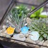 SUPVOX 25pcs Ocean Mini Figurines, Resin Miniature Fish Figurine Tiny Resin Trinkets Marine Aquarium Ornaments Dollhouse Decorations for Fish Tank Garden Fairy Accessory
