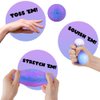 ArtCreativity Stretchy Galaxy Stress Balls, Set of 4, Stress Relief Fidget Sensory Toys for Autistic Children, Anxiety, and ADHD, Outer Space Party Favors, Goodie Bag Fillers for Kids