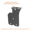 Hooke Road Wrangler TJ Auto CB Antenna Mount Bracket Holder for 1997-2006 Jeep Wrangler TJ