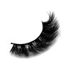 BTLLSSH 8Pair 3D5D 0.59INCH Thick False Eyelashes Cross Volume Cat Eye Lashes Extension Fluffy Natural Look Faux Mink Lashes with Dark Pink Box
