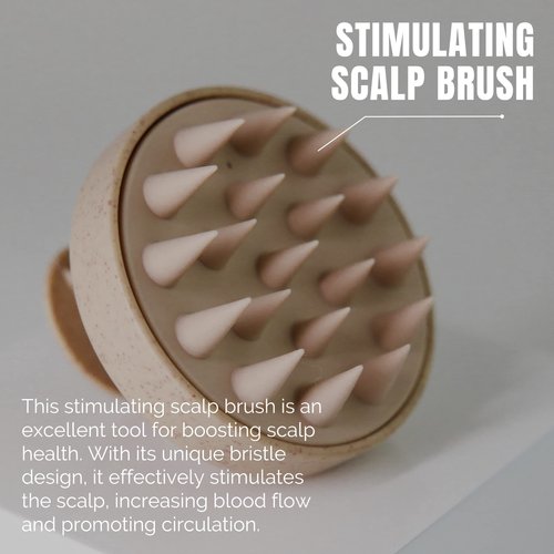 WETHRIVV REVIVV Stimulating Scalp Massager | Scalp Brush for Hair Growth, Dry Scalp Treatment, and Scalp Skin Care | Ideal for Dry, Itchy Scalp Treatment | Use Wet or Dry | Shampoo Hair Brush