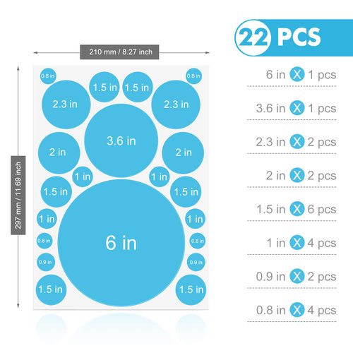 Zonon 264 Pieces Polka Dots Wall Sticker Circle Wall Decal for Kids Bedroom Living Room, Classroom, Playroom Decor Removable Vinyl Wall Stickers Dots Wall Decals(12 Colors)