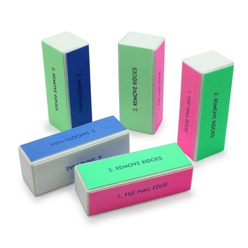 YIMART 5Pcs/set Nail Art Buffer Block Nail File For Nail Polish UV Gel Manicure Pedicure Buffing Sanding Polish (Flower)