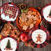 60PCS Christmas Plates and Napkins, Christmas Paper Plates Christmas Plates Disposable Holiday Paper Plates Christmas Tree Plates Christmas Dinnerware Set, Christmas Party Supplies, Serve 20