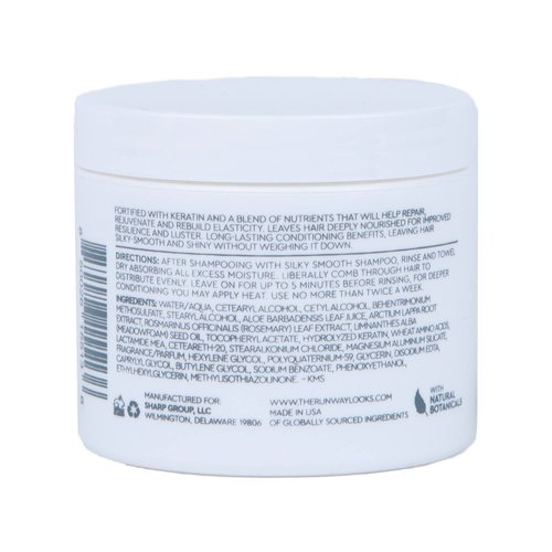 The Runway Looks Mask Rap Advanced Keratin Treatment Hair Mask, Deep Nourishment For Hair, Infused With Rosemary & Vitamin E, Paraben Free (4oz)