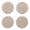 Scotch Felt Pads 32 PCS Beige, Felt Furniture Pads for Protecting Hardwood Floors, 1" Round, Easy-to-apply, Self-Stick design, Reliable protection from nicks, dents and scratches (SP802-NA)