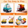 MOONTOY Toddler Toys Cars for 1 2 3 Year Old Boy, 1 Year Old Christmas 1st Birthday Gifts Baby Toys 12 18 Months Kids Trucks Toddlers 1-3 Push Go Toys for Ages 2-4 0-2 1-2 2-3 Friction Powered 3 Pack