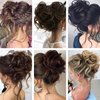 Faringoto Messy Bun Hair Piece,Tousled Updo,Scrunchie Hair Extensions for Women