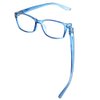 BUNNY EYEZ Readers - MINNIE - Reading Glasses with a Tiltable & Flippable Frame - Chic & Modern Design - Diopter Strength of +1.50 to +3.00 - Blue, 1.00